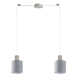 Φωτιστικό Οροφής Adept Tube 77-8424 70x15x300cm 2xE27 60W Nickel-Grey Homelighting