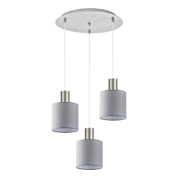Φωτιστικό Οροφής Adept Tube 77-8425 35x35x300cm 3xE27 60W Nickel-Grey Homelighting