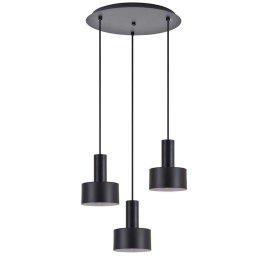 Φωτιστικό Οροφής Adept Tube 77-8544 35x35x300cm 3xE27 60W Black Homelighting