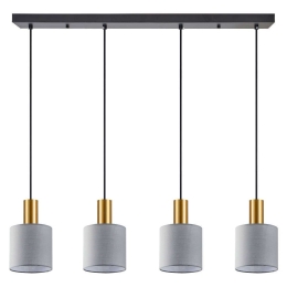 Φωτιστικό Οροφής - Ράγα Adept Tube 77-8609 85x15x300cm 4xE27 60W Multi-Grey Homelighting