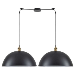 Φωτιστικό Οροφής Magnum 77-8702 50x31,5cm 2xE27 60W Bronze-Black Homelighting