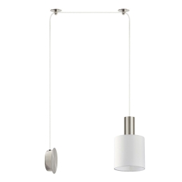 Φωτιστικό Τοίχου Adept Tube 77-8796 20x11x300cm 1xE27 60W Nickel-White Homelighting