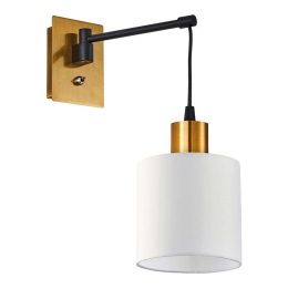 Φωτιστικό Τοίχου - Απλίκα Adept 77-8875 14x27x34cm 1xE27 60W Multi-White Homelighting