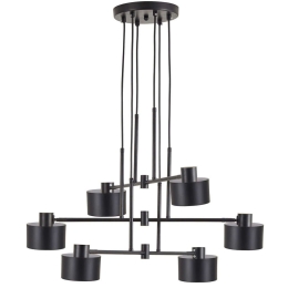 Φωτιστικό Οροφής Adept 77-8879 75x75x100cm 6xE27 60W Black Homelighting