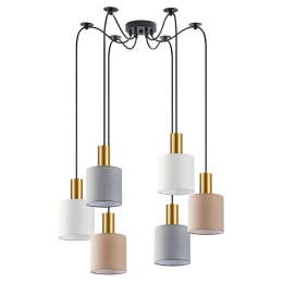 Φωτιστικό Οροφής Adept Flex 77-8948 50x50x300cm 6xE27 60W Multi Homelighting