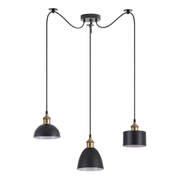 Φωτιστικό Οροφής Magnum Flex 77-8974 45x45x300cm 3xE27 60W Black-Bronze Homelighting