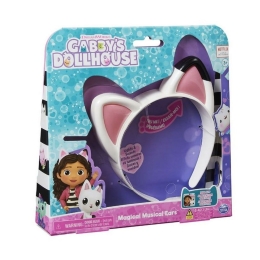 Ακουστικά Παιδικά Gabbys Dollhouse: Magical Musical Ears 6060413 White-Pink Spin Master