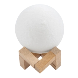 Φωτιστικό Επιτραπέζιο Moon 79618 Led 2W Φ10x13,5cm White GloboStar