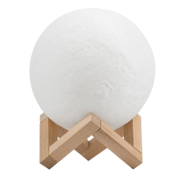 Φωτιστικό Επιτραπέζιο Moon 79619 Led 4W Φ15x19cm White GloboStar