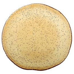 Πιατέλα Lovizna 80.490.05 Φ33cm Amber Cryspo Trio Γυαλί