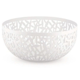 Φρουτιέρα Cactus MSA04/29 W Φ29x10,8cm Μεταλλική White Alessi Μέταλλο