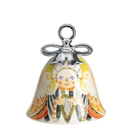 Χριστουγεννιάτικο Στολίδι Καμπάνα Angel Holy Family MW40 6 7,2x8,5cm Multi Alessi