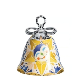 Χριστουγεννιάτικο Στολίδι Καμπάνα Star Holy Family MW40 7 7,2x8,5cm Multi Alessi