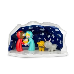 Χριστουγεννιάτικη Φιγούρα Φάτνη Happy Eternity Baby AGJ01 W 27x20cm Multi Alessi