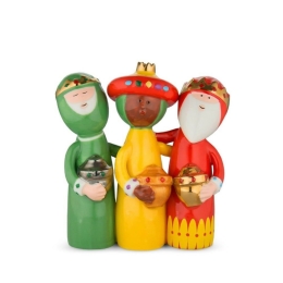 Χριστουγεννιάτικη Φιγούρα Tre Re Magi Happy Eternity Baby AGJ01 4 9x10cm Multi Alessi
