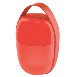Δοχείο Φαγητού 2 Θέσεων Food A Porter SA03 R 15x11cm Red Alessi Ρητίνη