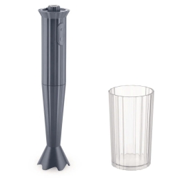 Ραβδομπλέντερ Plissé MDL10 G 7x34cm Grey Alessi Πλαστικό