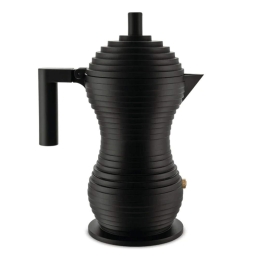 Καφετιέρα Espresso Pulcina MDL02/3 BB 150ml Black Alessi Αλουμίνιο