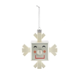 Χριστουγεννιάτικο Στολίδι Snowray Le Palle Quadrate GJ02 9 10x10,2cm Multi Alessi