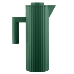 Κανάτα-Θερμός Plissé MDL12 GR 20x11x32cm 1Lt Green Alessi Πλαστικό