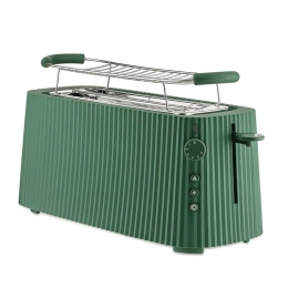 Φρυγανιέρα Plissé MDL15 GR 46,5x18,5x25cm 1700W Green Alessi Πολυρεσίνη