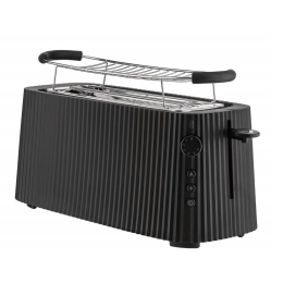 Φρυγανιέρα Plissé MDL15 B 46,5x18,5x25cm 1700W Black Alessi Πολυρεσίνη