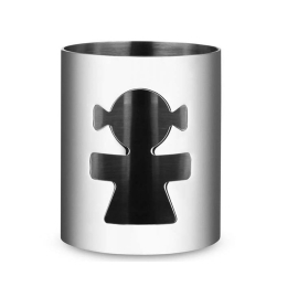 Δαχτυλίδι Πετσέτας Woman Girotondo AKK10 W 5x4,2cm Inox Alessi Ανοξείδωτο Ατσάλι