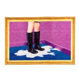 Χαλάκι Milky Boots 18191 60x90cm Multi Seletti 60Χ90 Recycled