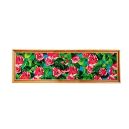 Χαλάκι Roses With Eyes 18197 60x200cm Multi Seletti 60x200cm Recycled
