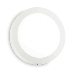 Πλαφονιέρα Universal Round 138596 17x4cm 13,5W 3000K White Ideal Lux