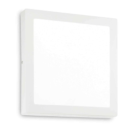 Πλαφονιέρα Universal Square 138657 30x30x4cm 25W 3000K White Ideal Lux