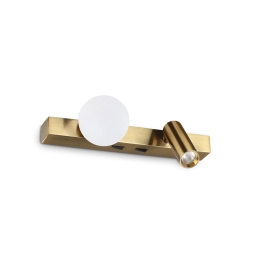 Φωτιστικό Τοίχου Ping Pong 336671 3000K 600lm 21,6x9x9,5cm Copper Ideal Lux