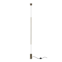 Φωτιστικό Δαπέδου Filo 341132 2700K 1500lm 6x70,4cm Copper Ideal Lux