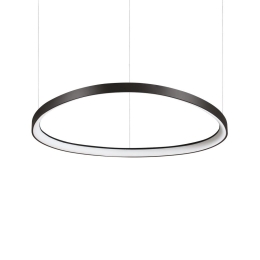 Φωτιστικό Οροφής Κρεμαστό Gemini 341590 D081 On-Off 2700K 6200lm Black Ideal Lux