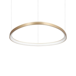 Φωτιστικό Οροφής Κρεμαστό Gemini 341606 D081 On-Off 2700K 6200lm Copper Ideal Lux