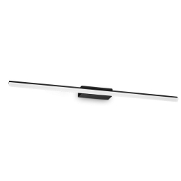 Φωτιστικό Τοίχου - Μπάνιου Riflesso 345147 3000K 2150lm 82x9x4cm Black Ideal Lux