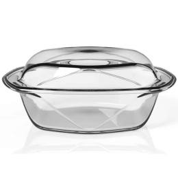 Γάστρα Chef Table 69569 31x25x10cm Clear Cook-Shop Γυαλί