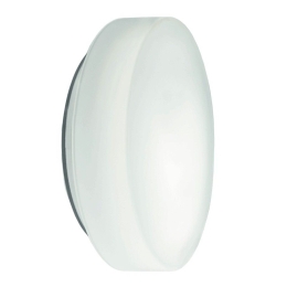 Φωτιστικό Τοίχου - Πλαφονιέρα Drum LD8761N3 50x12cm 30W 3000K IP44 White Zafferano PC,Γυαλί