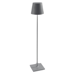 Φωτιστικό Δαπέδου Poldina 230V LL0360N3 28x150cm 1xE27 15W IP40 Dark Grey Zafferano