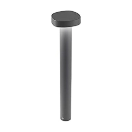 Φωτιστικό Δαπέδου Χωνευτό Ciottolo LD0487G3 12,4x13,3x70cm Led 7W 3000K IP54 Dark Grey Zafferano