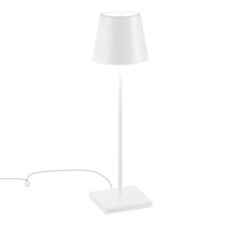 Φωτιστικό Επιτραπέζιο Poldina 230V LL0395B3 14,1x14,1x50,5cm 1xE27 8W IP40 White Zafferano