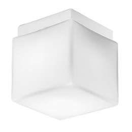 Φωτιστικό Τοίχου Dado LL2002B 16x16x16,5cm 1xE27 28W IP40 White Zafferano