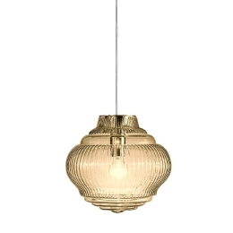 Φωτιστικό Οροφής Bonnie LBN0104 27,5x148cm 1xE27 70W IP20 Amber Zafferano