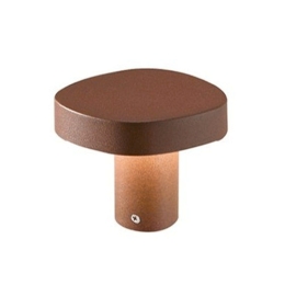Φωτιστικό Δαπέδου Χωνευτό Ciottolo LD0483R3 12,4x13,3x10cm Led 7W 3000K IP54 Corten Zafferano