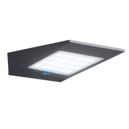 Φωτιστικό Τοίχου - Απλίκα Ηλιακό Solar LD0400G3 4,6x14x19cm Led 2,2W 3000K IP54 Dark Grey Zafferano