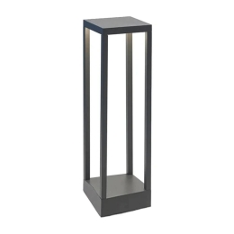 Φωτιστικό Δαπέδου Home LD0254G3 14,1x14,1x50cm Led 15,8W 3000K IP65 Dark Grey Zafferano