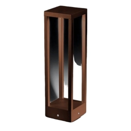 Φωτιστικό Δαπέδου Home LD0254R3 14,1x14,1x50cm Led 15,8W 3000K IP65 Corten Zafferano