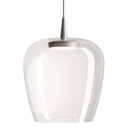 Φωτιστικό Οροφής Bilia LBA2001 27x333cm Led Triac 8W IP40 2700K Silver-Clear Zafferano