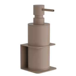 Δοχείο Κρεμοσάπουνου Επιτοίχιο 81-103 7,5x7x19cm Matte Beige Pam&Co Ορείχαλκος