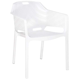 Πολυθρόνα Dina 824-225-032 59x60x82cm White